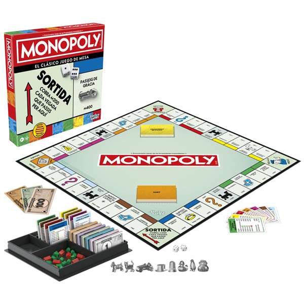 Monopoly Juego de Mesa Clásico Refresh Barcelona G0009B Hasbro Español +8 Años Monopoly Juego de Mesa Clásico Refresh Barcelona G0009B Hasbro Español +8 Años
