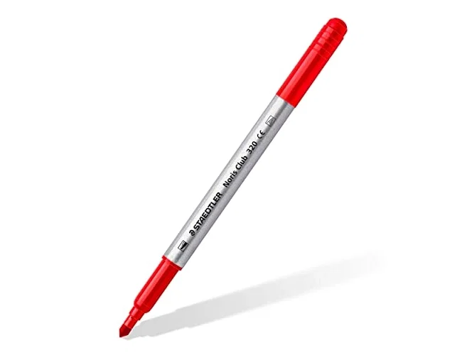 Staedtler Noris Club Estuche de 12 Rotuladores Doble Punta Colores Surtidos Staedtler Noris Club Estuche de 12 Rotuladores Doble Punta Colores Surtidos