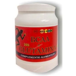 ALFA HERBAL Bcaa+Glutamina 500Gr Sabor Cereza