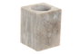 DKD Home Decor Vaso Moderno Marron Blanco 7.5 x 10.5 x 7.5 cm