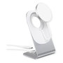 ROLINE Cargador de Inducción Magnética con Soporte 15W, Plata y Blanco