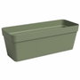 Artevasi Jardinera de Plástico Rectangular Verde Ceniza L49.9 x D20 x H18.1cm