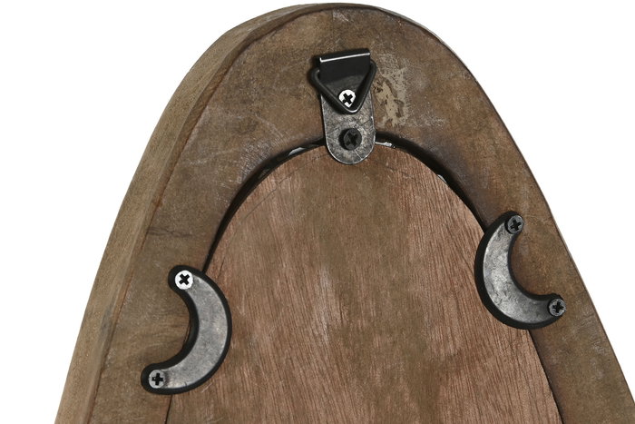 DKD Home Decor Espejo Colonial Marron Madera Bolas 4 x 35 x 24 cm