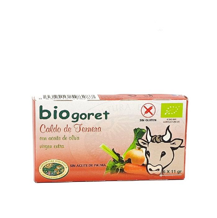 BIONSAN Cubitos de Caldo de Ternera Eco 66g