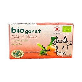 Bionsan Cubitos Caldo Ternera Ecológico 66G