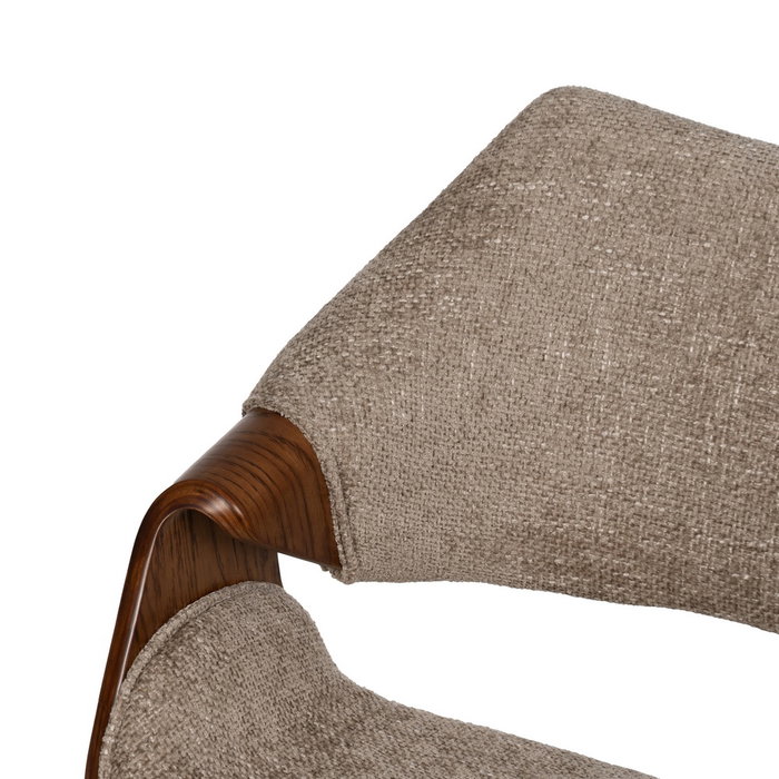 Ixia Silla Beige-marrón de Tejido y Madera Ixia Silla Beige-marrón de Tejido y Madera