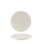 Summa Modern Plato llano 16 cm, Vajilla de vitro porcelana, color marfil (Set de 6)