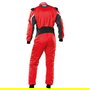 Omp OMPIA0-1859-B01-060-60 Traje de Carreras Tecnica Evo Profesional Ignífugo Transpirable FIA 8856-2018 Rojo-Negro Talla 60