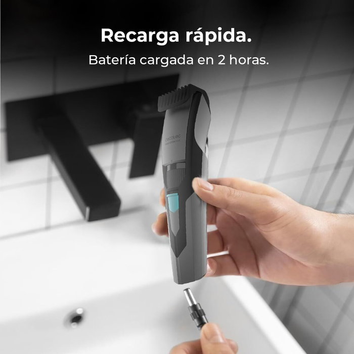 Cecotec PrecisionCare Barber Negro, Plata Cecotec PrecisionCare Barber Negro, Plata