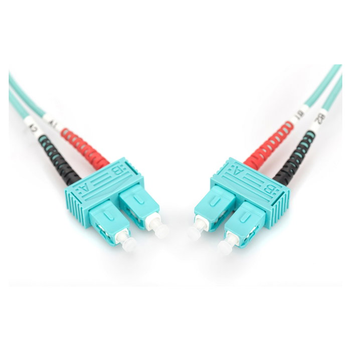 Digitus Cable de fibra óptica Multimode OM3 SC a SC 1m
