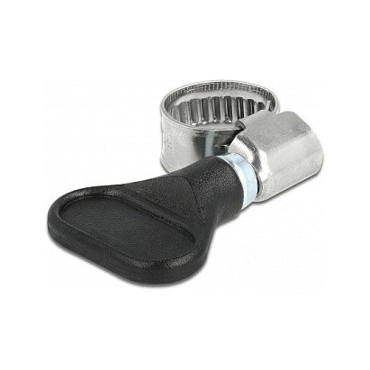 DeLOCK Abrazadera de manguera de mariposa acero inoxidable 400 SS 8 - 12 mm negro 5 unidades DeLOCK Abrazadera de manguera de mariposa acero inoxidable 400 SS 8 - 12 mm negro 5 unidades