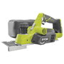 Ryobi R18PL-0 Cepillo Eléctrico de Batería, 18V, Ancho de Cepillado 82 mm, Profundidad 1.6 mm, Velocidad 11000 RPM, con Bolsa de Polvo y 2 Cuchillas