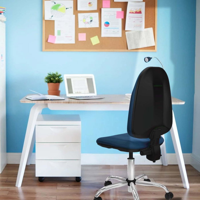 PIQUERAS Y CRESPO Silla de oficina Algarra Roja en Similpiel