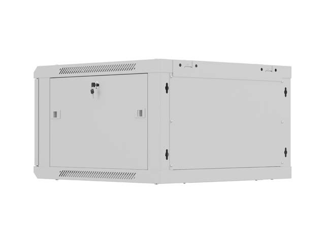 Lanberg Armario Rack 6U 600x600mm Gris con Puerta Perforada