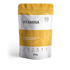 BSB LABS Vitamina C En Polvo 250 Gr - Complemento para Colágeno, Huesos, Piel, Apto Vegano y Keto, Sin Gluten
