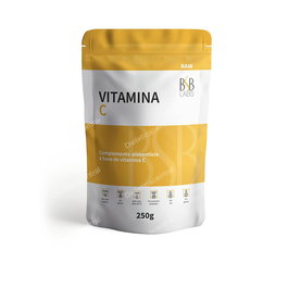 BSB LABS Vitamina C En Polvo 250 Gr - Complemento para Colágeno, Huesos, Piel, Apto Vegano y Keto, Sin Gluten