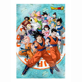 Sd Toys Póster 3D Dragon Ball Super Universe Survival 58x38 cm