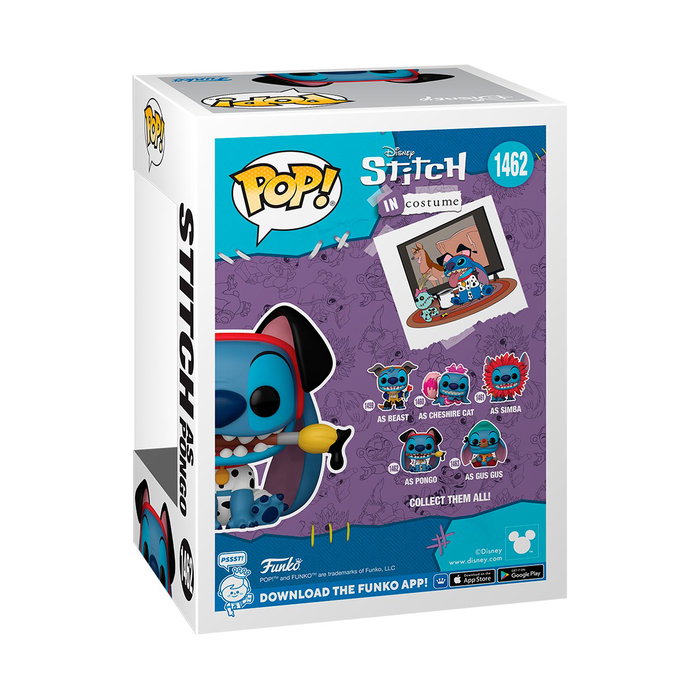 Funko Pop Vinyl Stitch #75165 101 Dálmatas Disney Lilo & Stitch Figura de Colección 9 cm