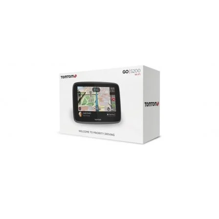 GPS TOMTOM GO 5200 EU45 (ES-PT-IT-PL) - 5"/12.7 CM - AUTONOMÍA BATERÍA 1 HORA - WiFi/BT - MAPAS PARA TODA LA VIDA - RADARES TRAFICO PARA TODA LA VIDA