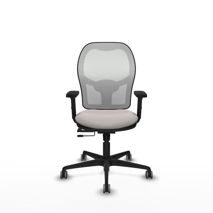 PIQUERAS Y CRESPO Silla de oficina Jorquera con mecanismo Sincro/Traslack en Blanco