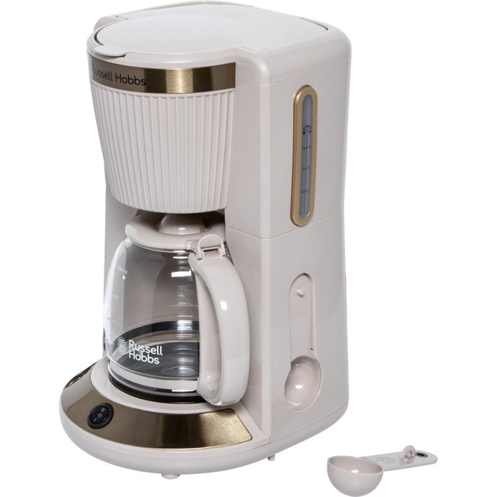 Russell Hobbs Brontë Cafetera de Filtro Stone con Detalles Dorados