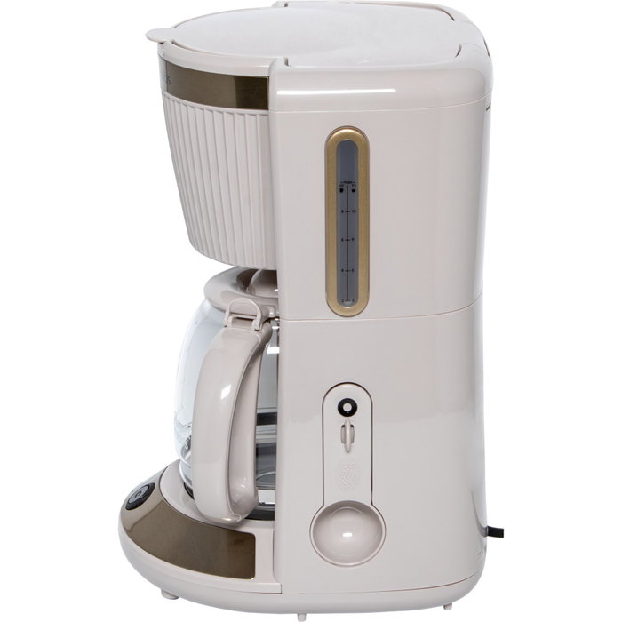 Russell Hobbs Brontë Cafetera de Filtro Stone con Detalles Dorados