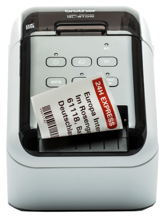 Brother QL-810W Impresora de Etiquetas Térmica Directa Color 300x600 DPI WiFi - Negro y Blanco