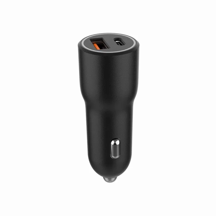 Gembird TA-UC-AC2PDQC38-CAR-01 Cargador de Coche Rápido 38W Dual Puerto USB-C PD 20W & USB-A QC 3.0 18W para Smartphone/iPhone, Carga Rápida Universal para Encendedor Negro Gembird TA-UC-AC2PDQC38-CAR-01 Cargador de Coche Rápido 38W Dual Puerto USB-C PD 20W & USB-A QC 3.0 18W para Smartphone/iPhone, Carga Rápida Universal para Encendedor Negro