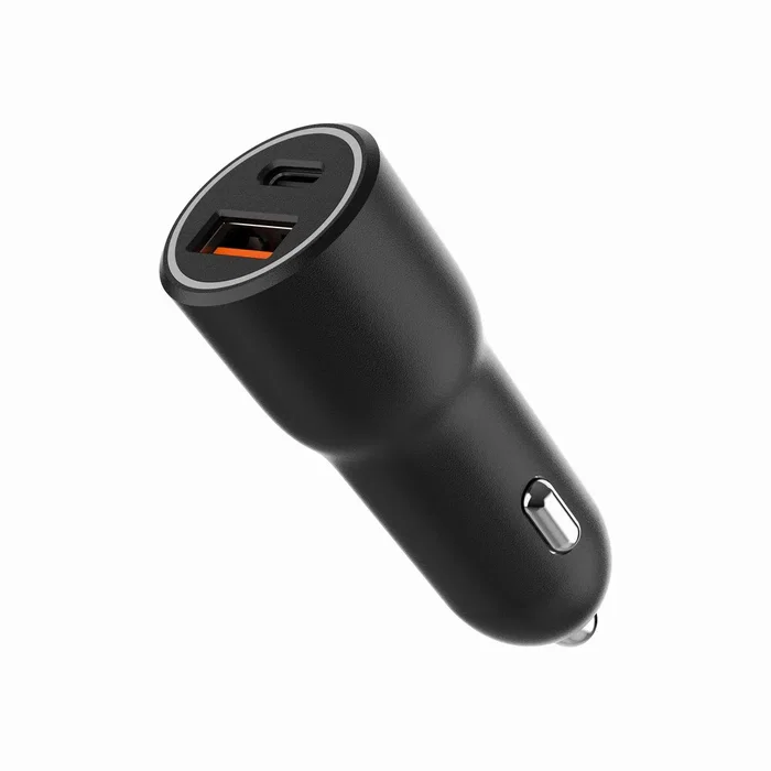 Gembird TA-UC-AC2PDQC38-CAR-01 Cargador de Coche Rápido 38W Dual Puerto USB-C PD 20W & USB-A QC 3.0 18W para Smartphone/iPhone, Carga Rápida Universal para Encendedor Negro Gembird TA-UC-AC2PDQC38-CAR-01 Cargador de Coche Rápido 38W Dual Puerto USB-C PD 20W & USB-A QC 3.0 18W para Smartphone/iPhone, Carga Rápida Universal para Encendedor Negro