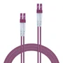 Lindy Cable de Fibra Óptica 46343, 5 metros, OM4, Conectores LC-LC Macho, Rosa