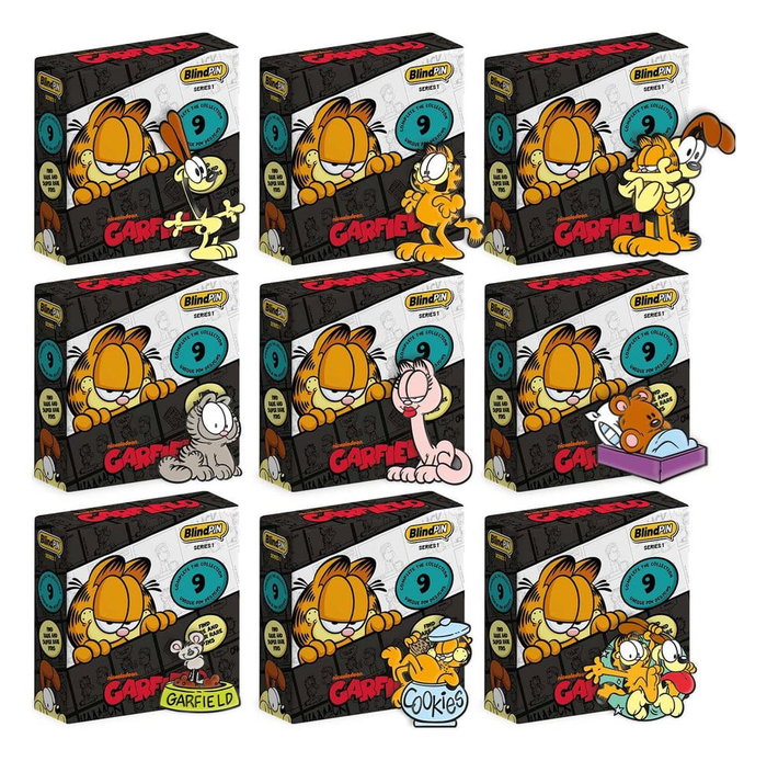 Grupo Erik Garfield Chapas Serie 1 Display (24 unidades)
