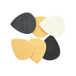 GRAPHTECH Tusq Tear Drop Púas de Guitarra Mixtas - Material TUSQ con Armónicos Integrados, 6 Unidades