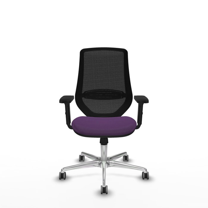 PIQUERAS Y CRESPO Silla de oficina Mardos con mecanismo Sincro, Morado y Negro PIQUERAS Y CRESPO Silla de oficina Mardos con mecanismo Sincro, Morado y Negro