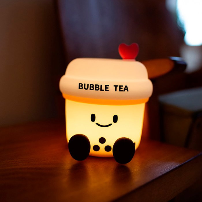 Mary´S Lámpara nocturna LED recargable modelo té burbujas