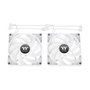 Thermaltake CT120 Reverse ARGB Ventilador de Carcasa 12 cm Blanco (2 Unidades)