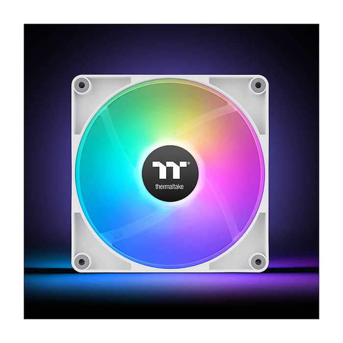 Thermaltake CT120 Reverse ARGB Ventilador de Carcasa 12 cm Blanco (2 Unidades)