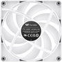 Thermaltake CT120 Reverse ARGB Ventilador de Carcasa 12 cm Blanco (2 Unidades)
