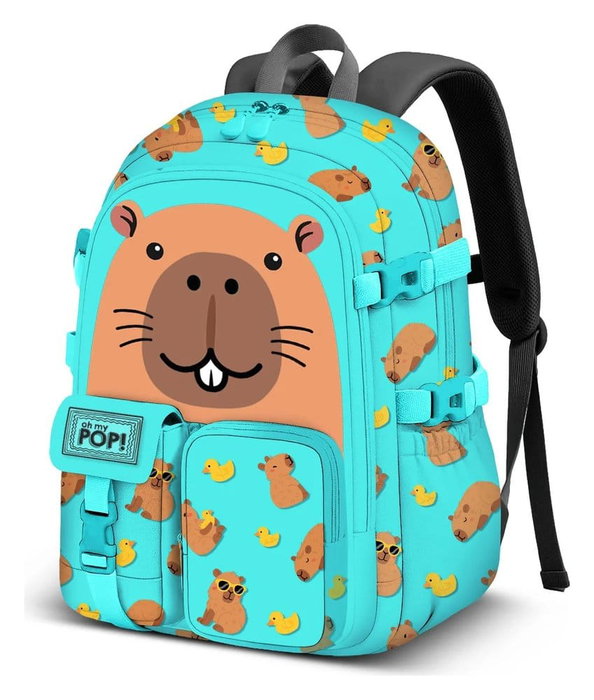 Karactermania Oh My Pop Capy Mochila Haru, Verde