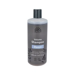 URTEKRAM Champú Rasul Volumen para Cabellos Grasos 500 ml, COSMOS ORGANIC, Vegano, Sin Crueldad Animal, con Arcilla, Aloe Vera y Menta