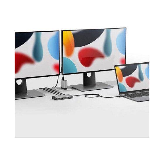 ALOGIC DV3 Mini Dock Universal 12-en-1 Plata