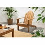 No Name Silla de jardín reclinable de acacia FSC - 72,5 x 89,5 x H.94 cm