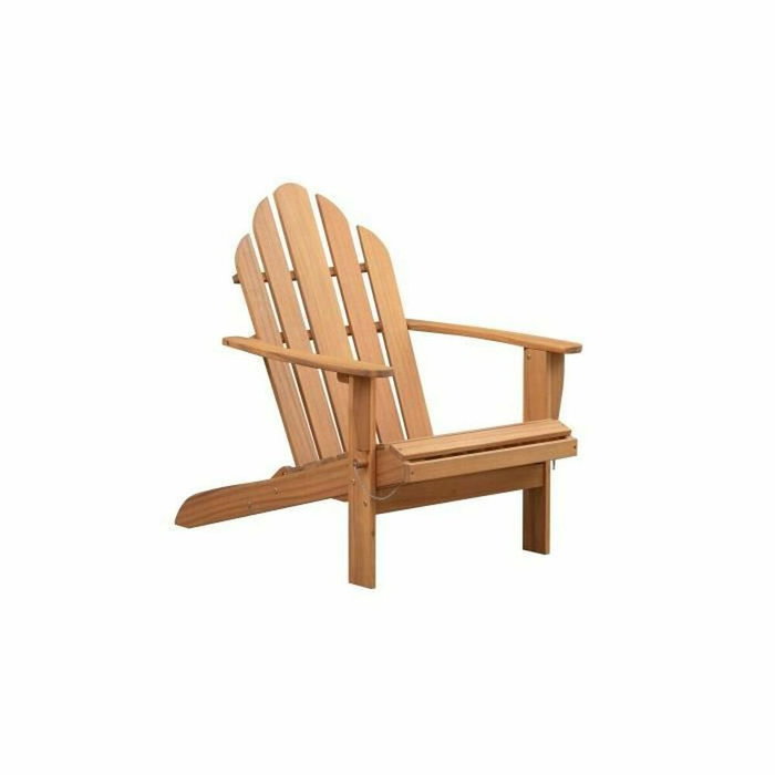 No Name Silla de jardín reclinable de acacia FSC - 72,5 x 89,5 x H.94 cm