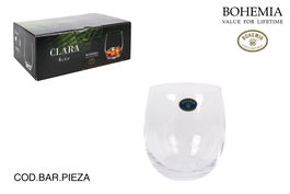 Bohemia Set 6 Vasos Cristal "Clara" 410 cc (4 Cajas)