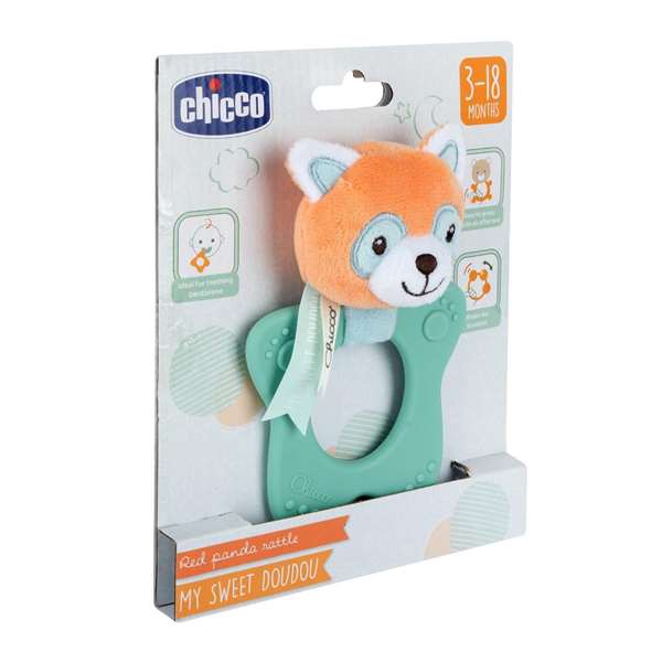 Chicco Sonajero Oso Panda ligero y fácil de agarrar