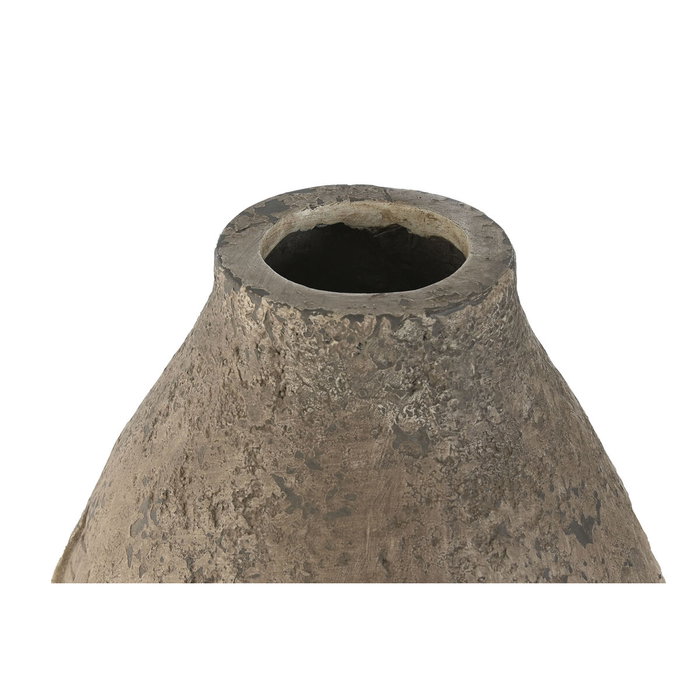 DKD Home Decor Jarrón Magnesia Marrón 28x28x48 cm