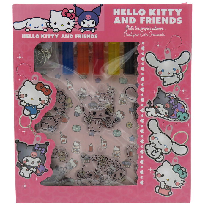 CYP BRANDS Set Colgadores para pintar Hello Kitty and Friends CYP BRANDS Set Colgadores para pintar Hello Kitty and Friends