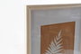 DKD Home Decor Set de 7 Marcos de Fotos Marrón y Natural con Cristal y MDF
