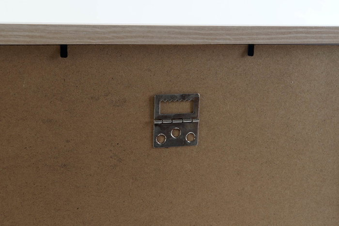 DKD Home Decor Set de 7 Marcos de Fotos Marrón y Natural con Cristal y MDF