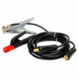 HOKMAND Kit masa 300-250A y porta electrodo 3 m con conector macho 3550