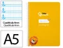 Liderpapel Cuaderno espiral Pautaguía A5 amarillo